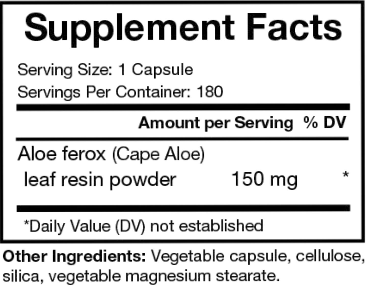 Aloe Lax 150 180 caps