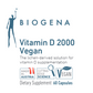 Vitamin D 2000 Vegan Formula 60 caps