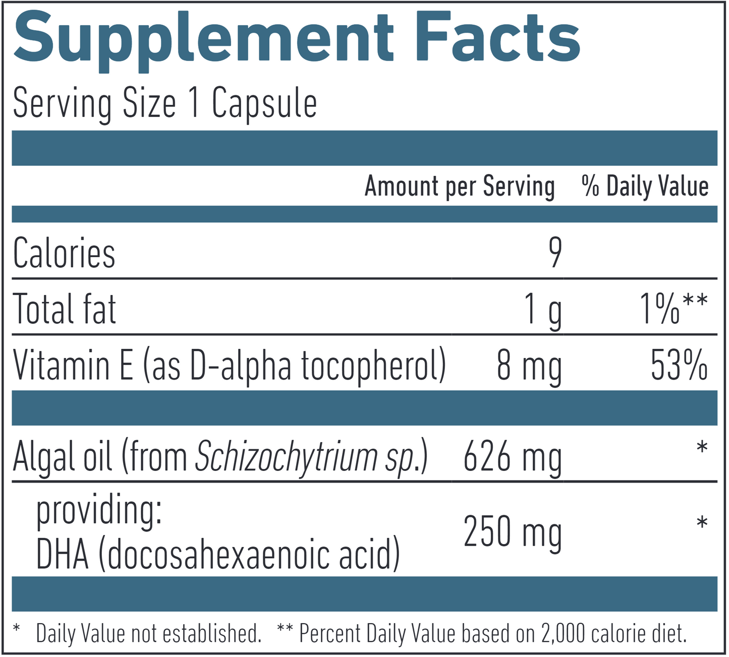 Omega 3 DHA Vegan 60 vegcaps