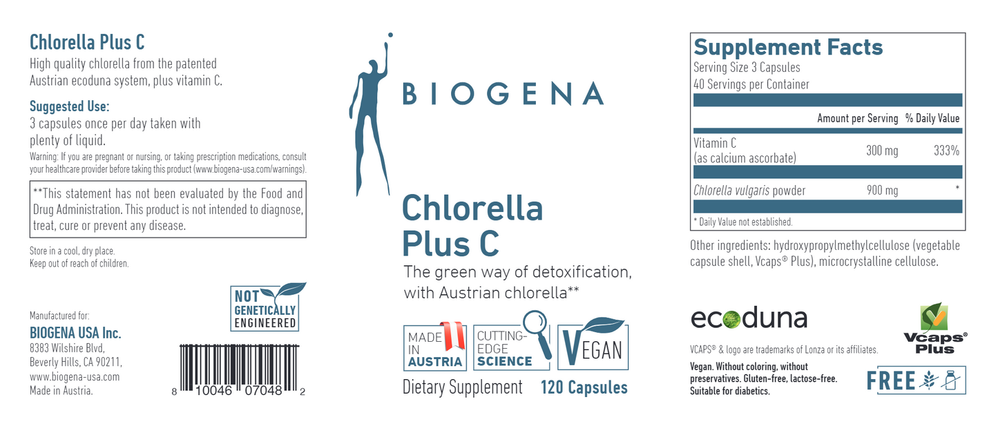 Chlorella Plus C 120 vegcaps