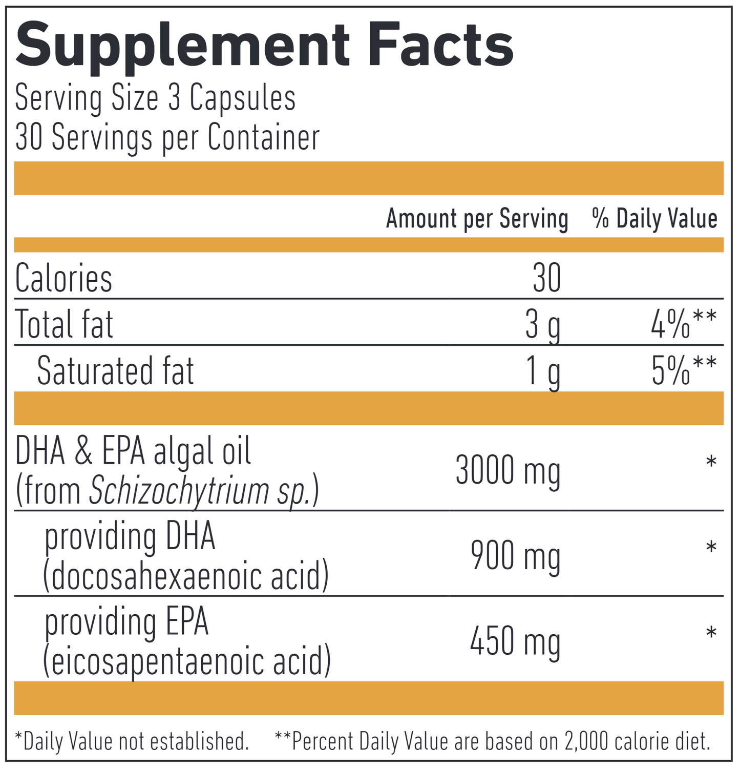 Vegan Omega 3 DHA & EPA 450 90 caps