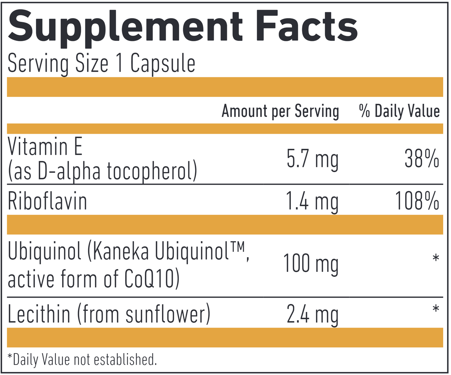 Ubiquinol CoQ10 Vegan GOLD 60 caps