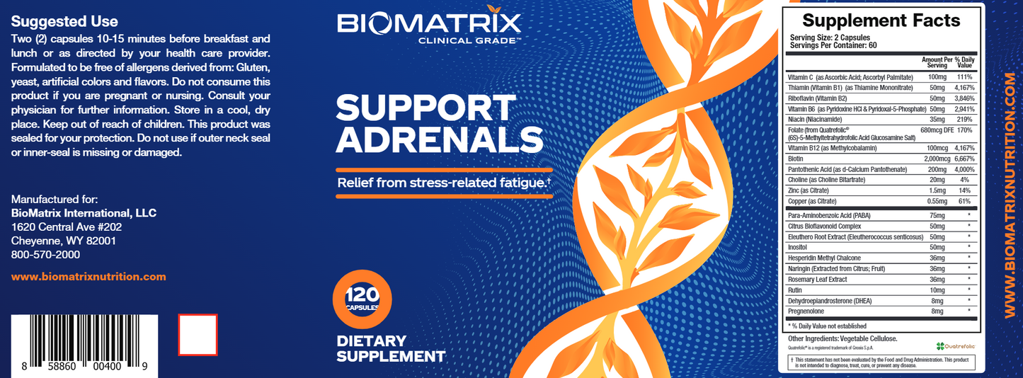 Support Adrenals 120 caps