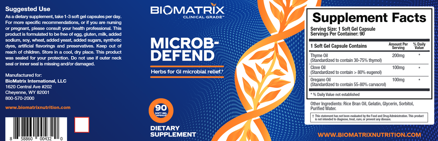 Microb-Defend 90 softgels