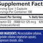 Vitamin D3 5000 100 softgels