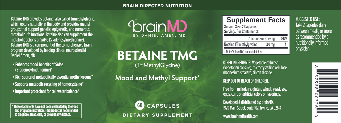 Betaine TMG 60 caps