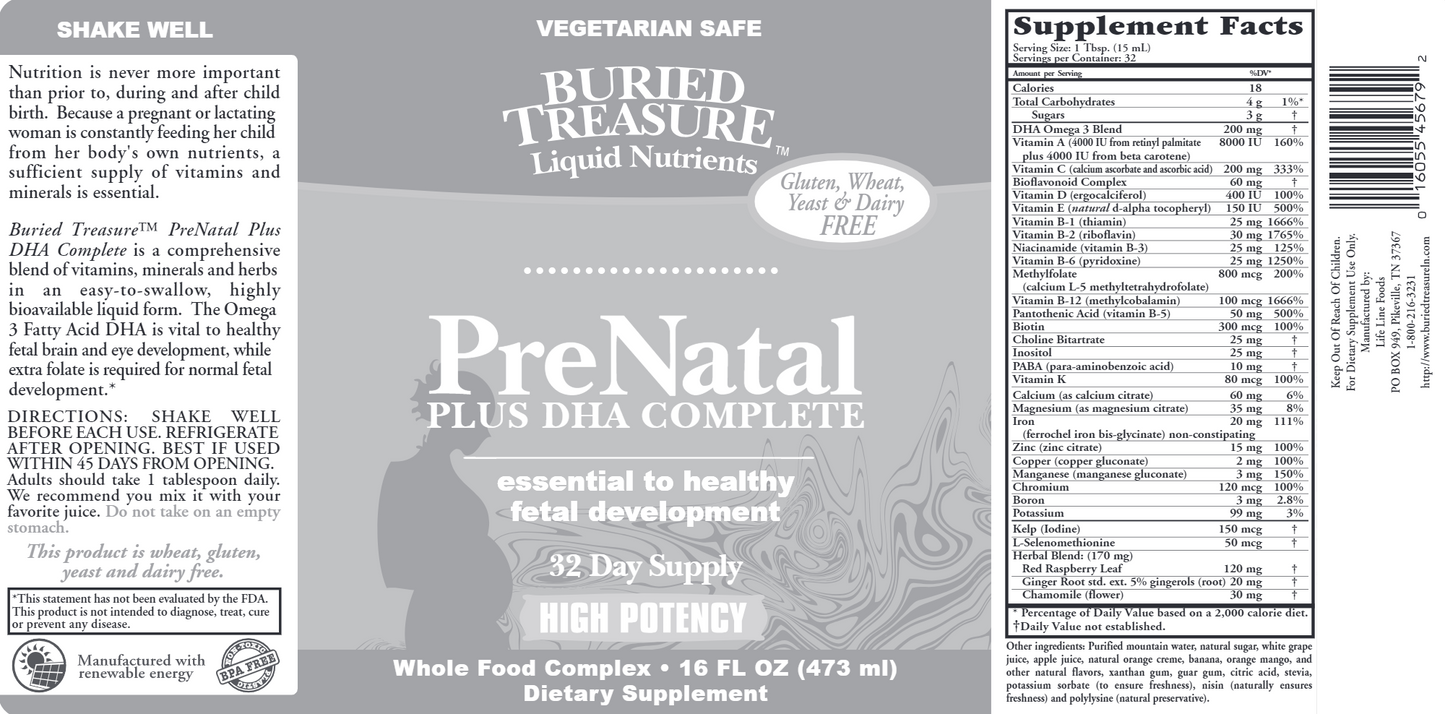 PreNatal plus DHA Complete 16 fl oz