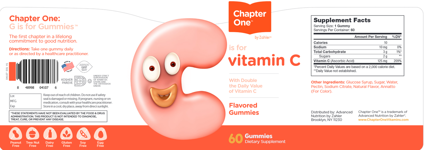 Vitamin C Gummies 60 gummies