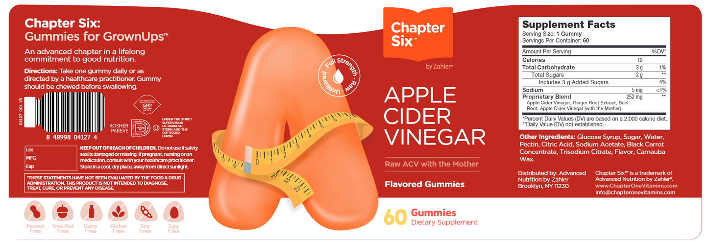 Apple Cider Vinegar Gummies 60 ct