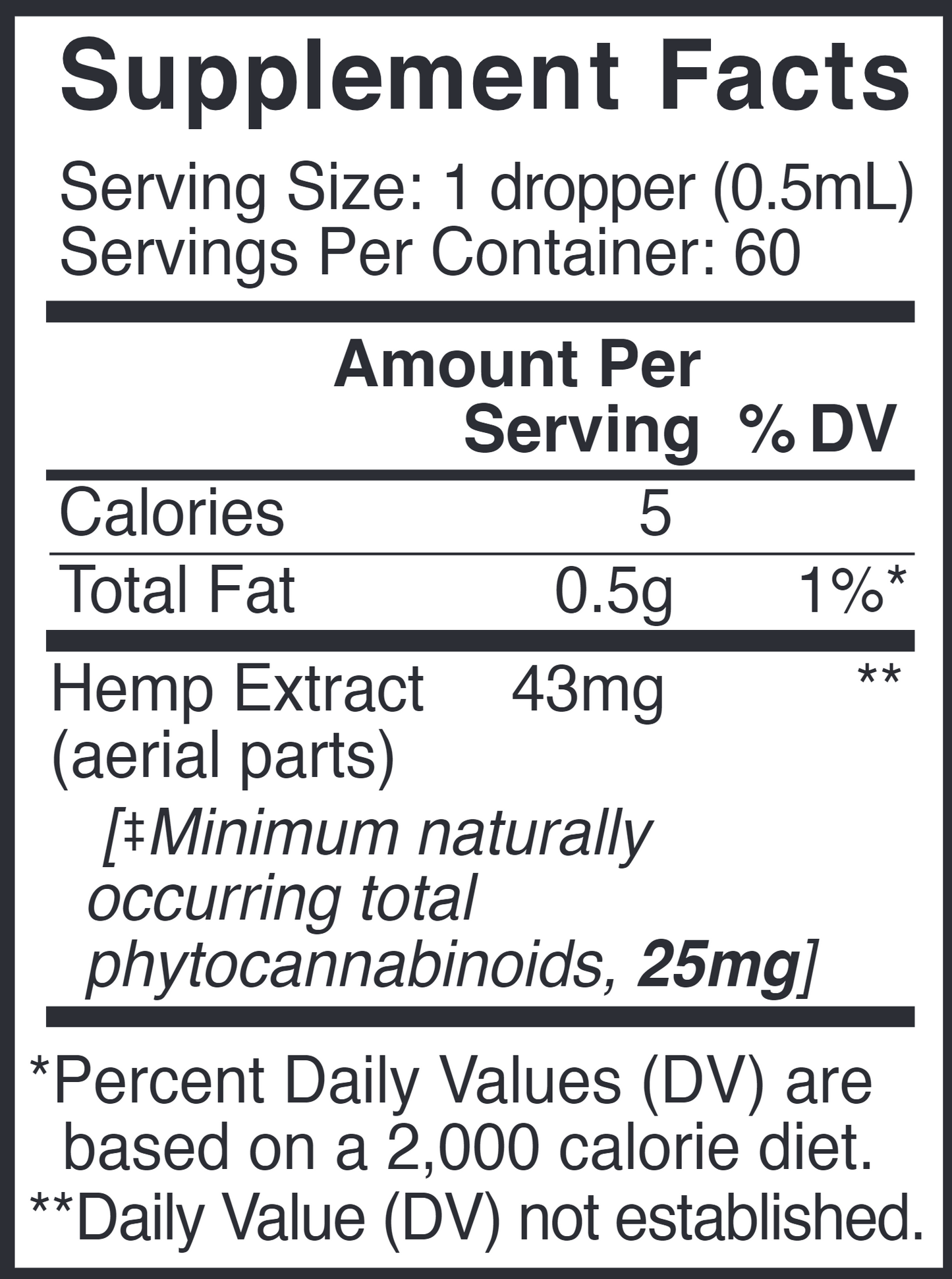 50 mg Mint Chocolate 1 fl oz