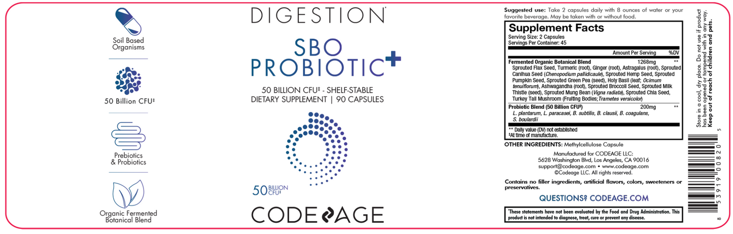 SBO Probiotic 50 90 caps