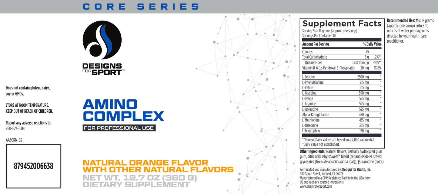 Amino Complex Natural Orange 12.7 oz