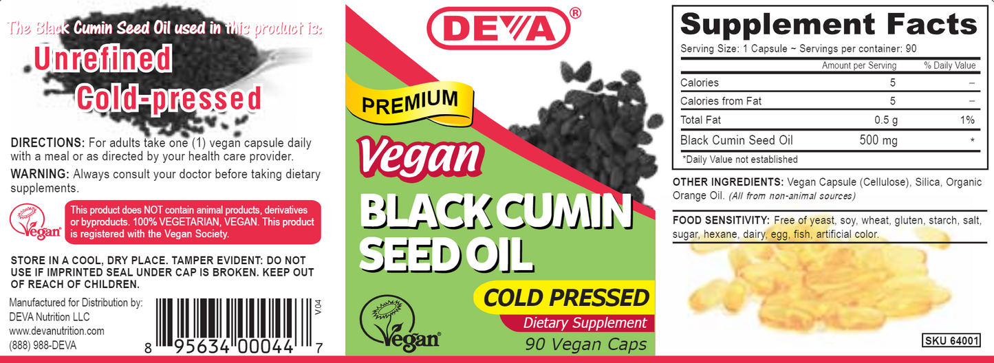 Black Cumin Seed Oil 90c