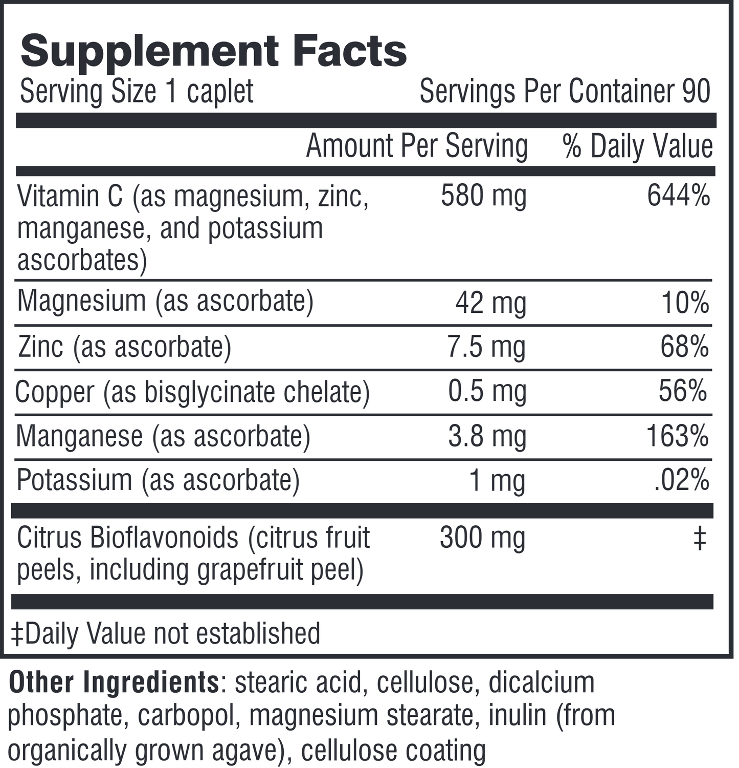 Adrenal C Formula 90 Caplets