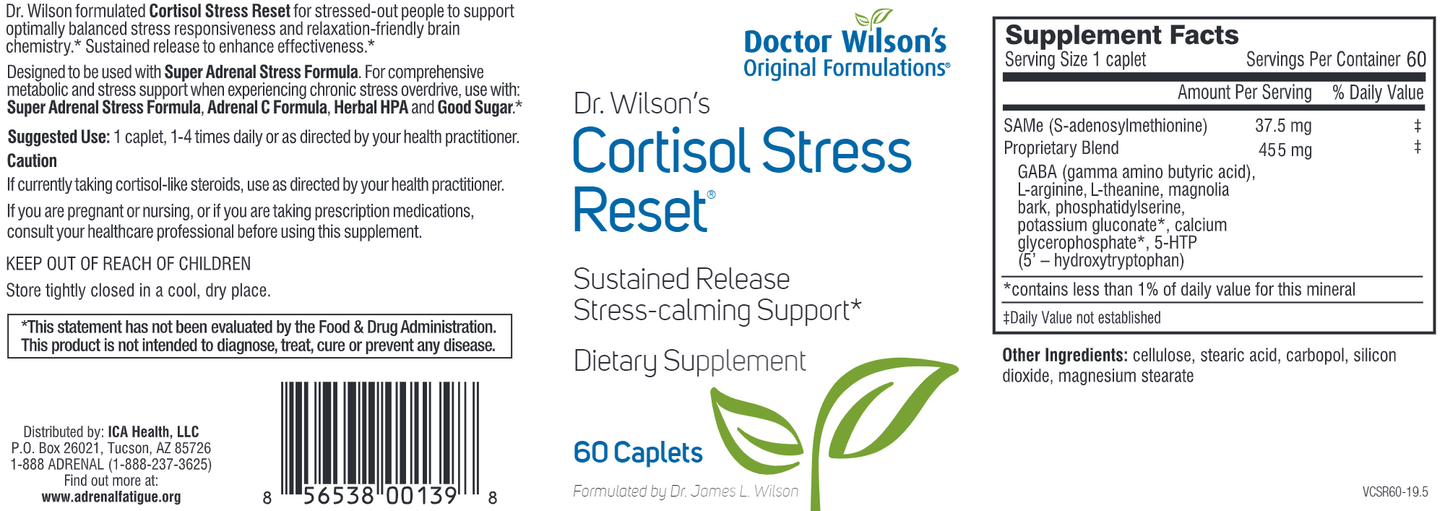 Cortisol Stress Reset 60 caplets