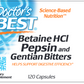 Betaine HCl Pepsin 120 caps