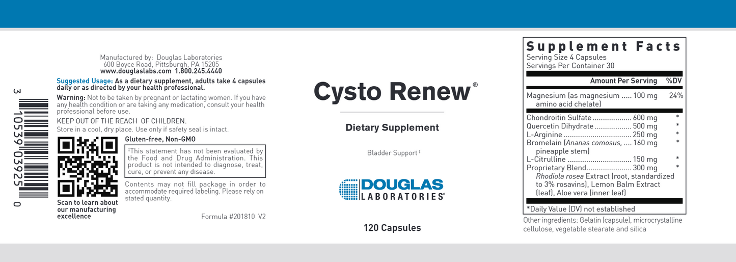 Cysto Renew 120 caps