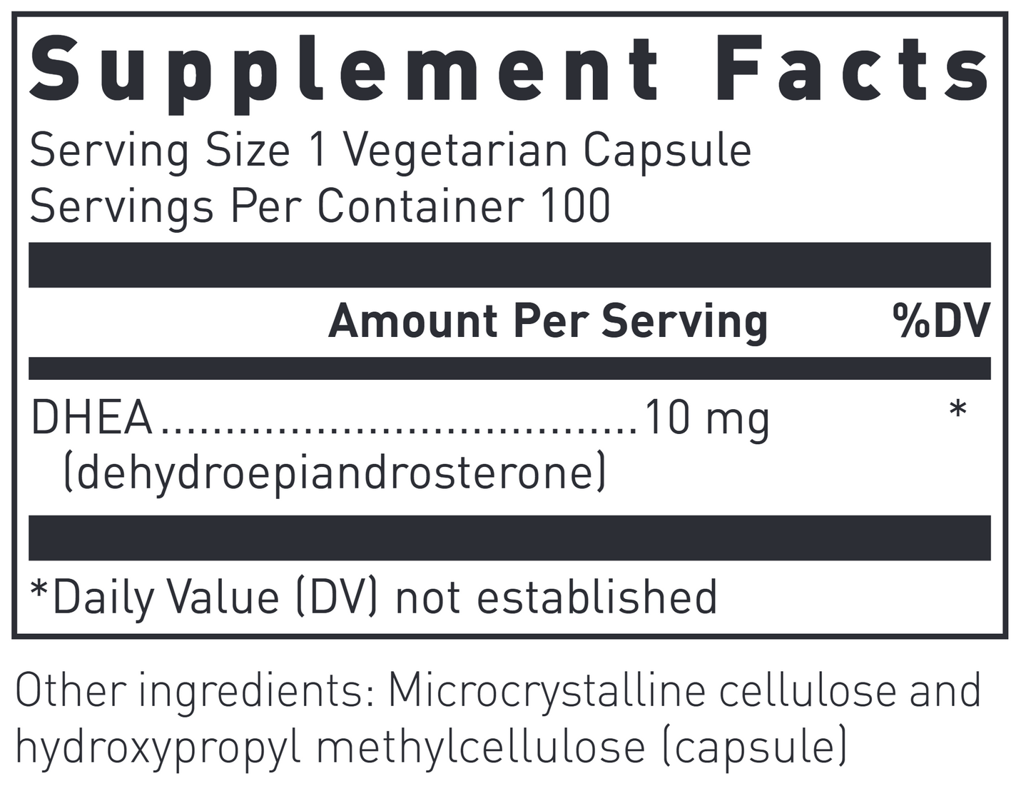 DHEA 10 mg 100 caps