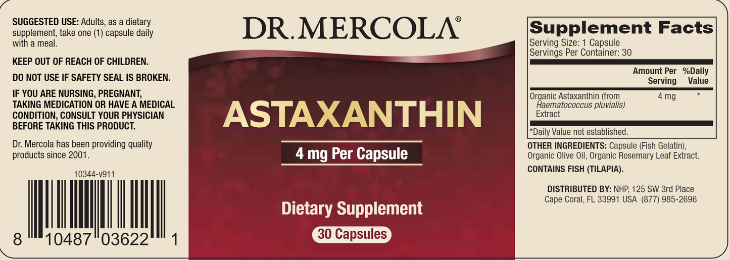 Astaxanthin 30 caps