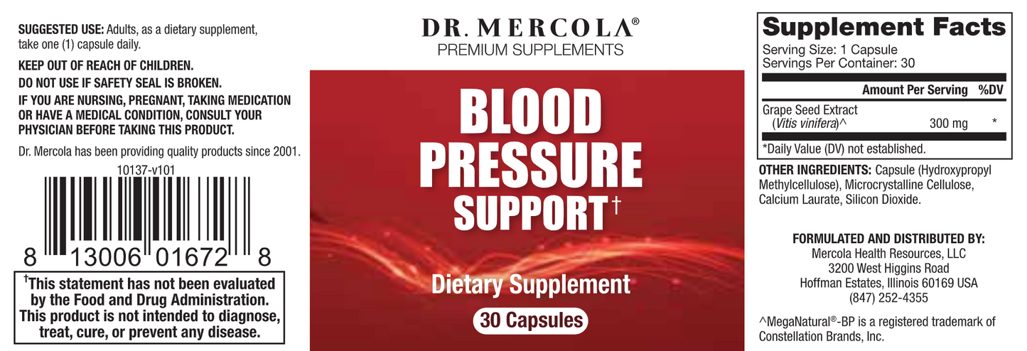 Blood Pressure Support 30 caps