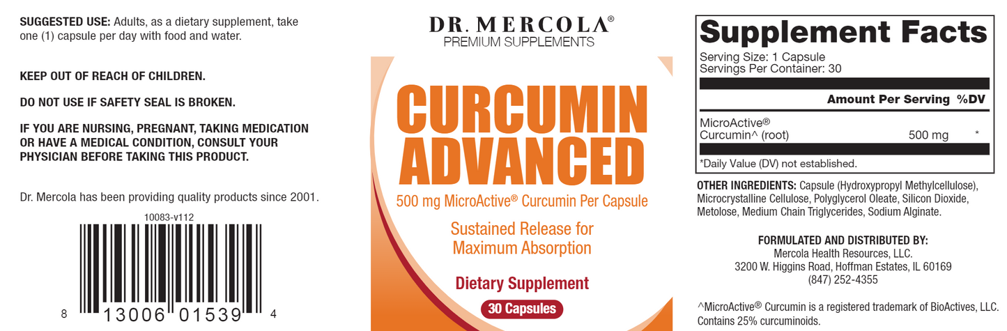 Curcumin Advanced 30 caps