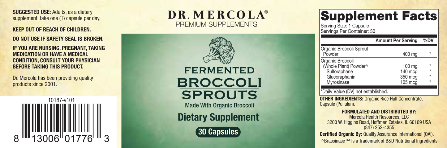 Fermented Broccoli Sprouts 30 caps