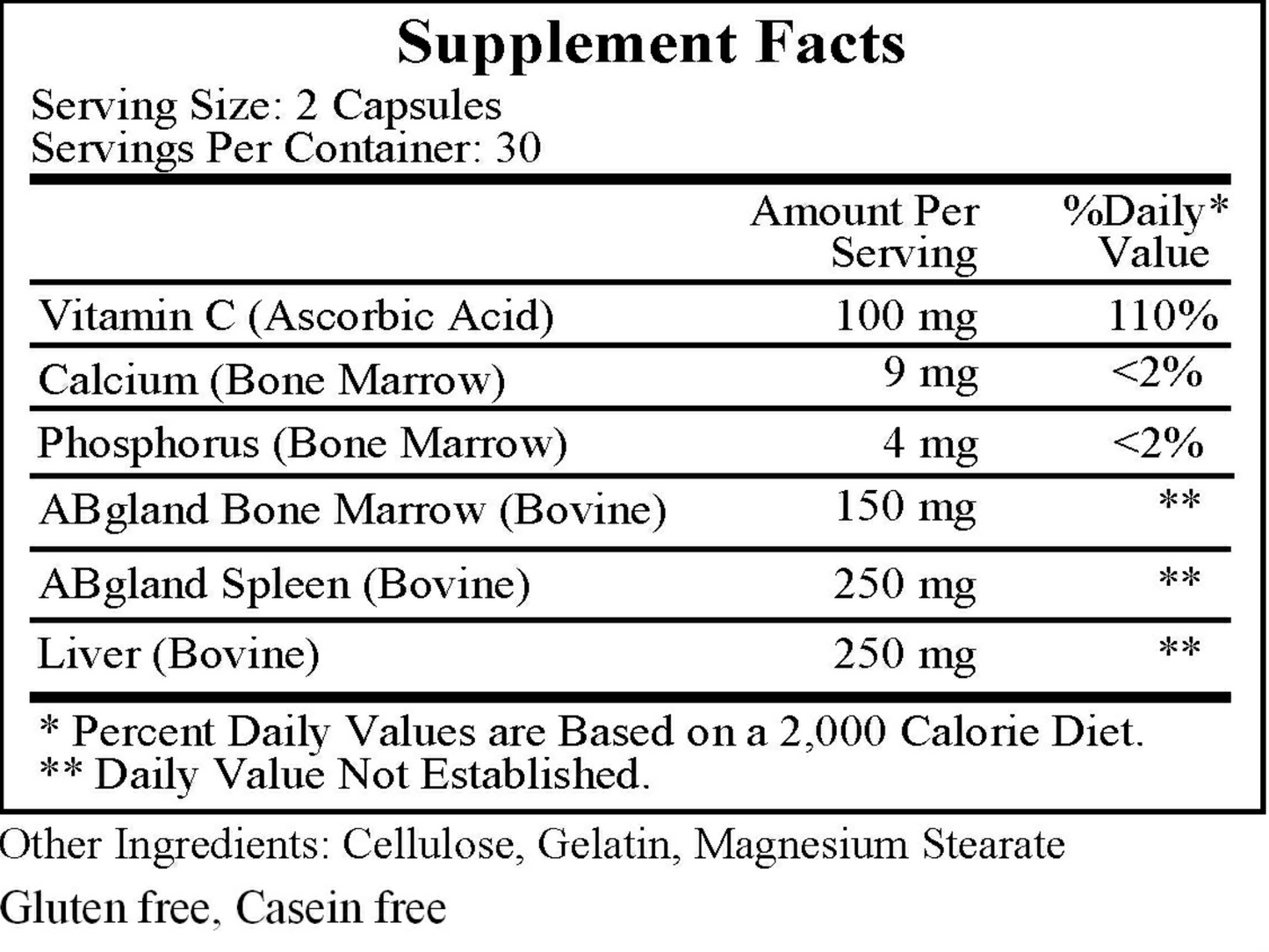 B Cell Formula 60 caps