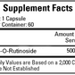 Betarutin 500 mg 60 caps