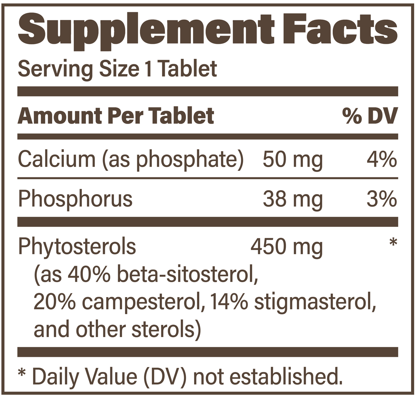 IR Phytosterols 450mg 60 tabs