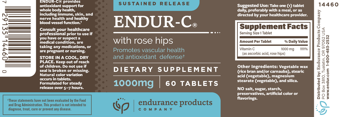 Endur-C SR 1000mg 60 tabs