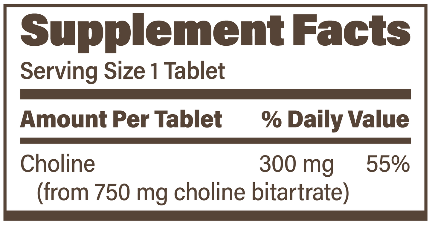 SR Choline 300 mg 60 tabs