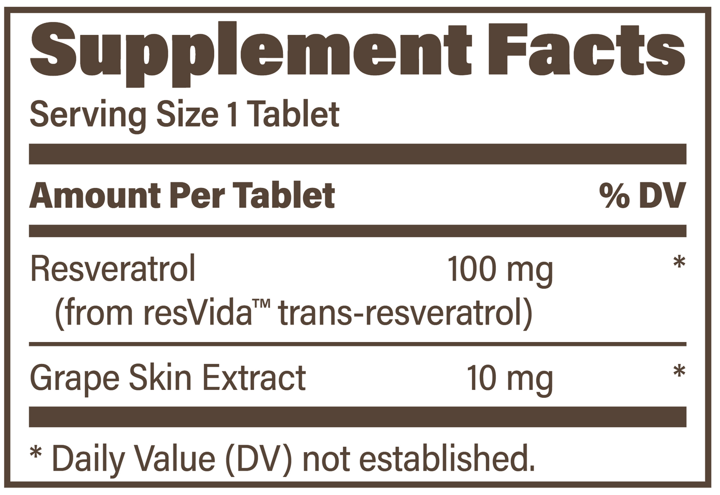 IR Resveratrol 100 mg 60 tabs