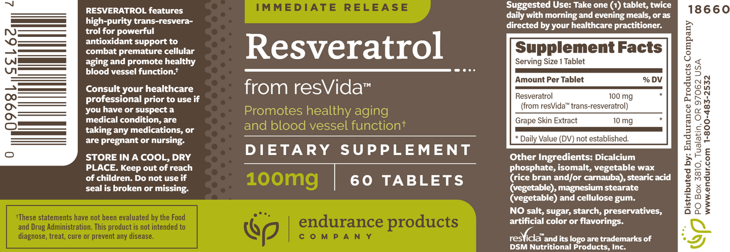 IR Resveratrol 100 mg 60 tabs