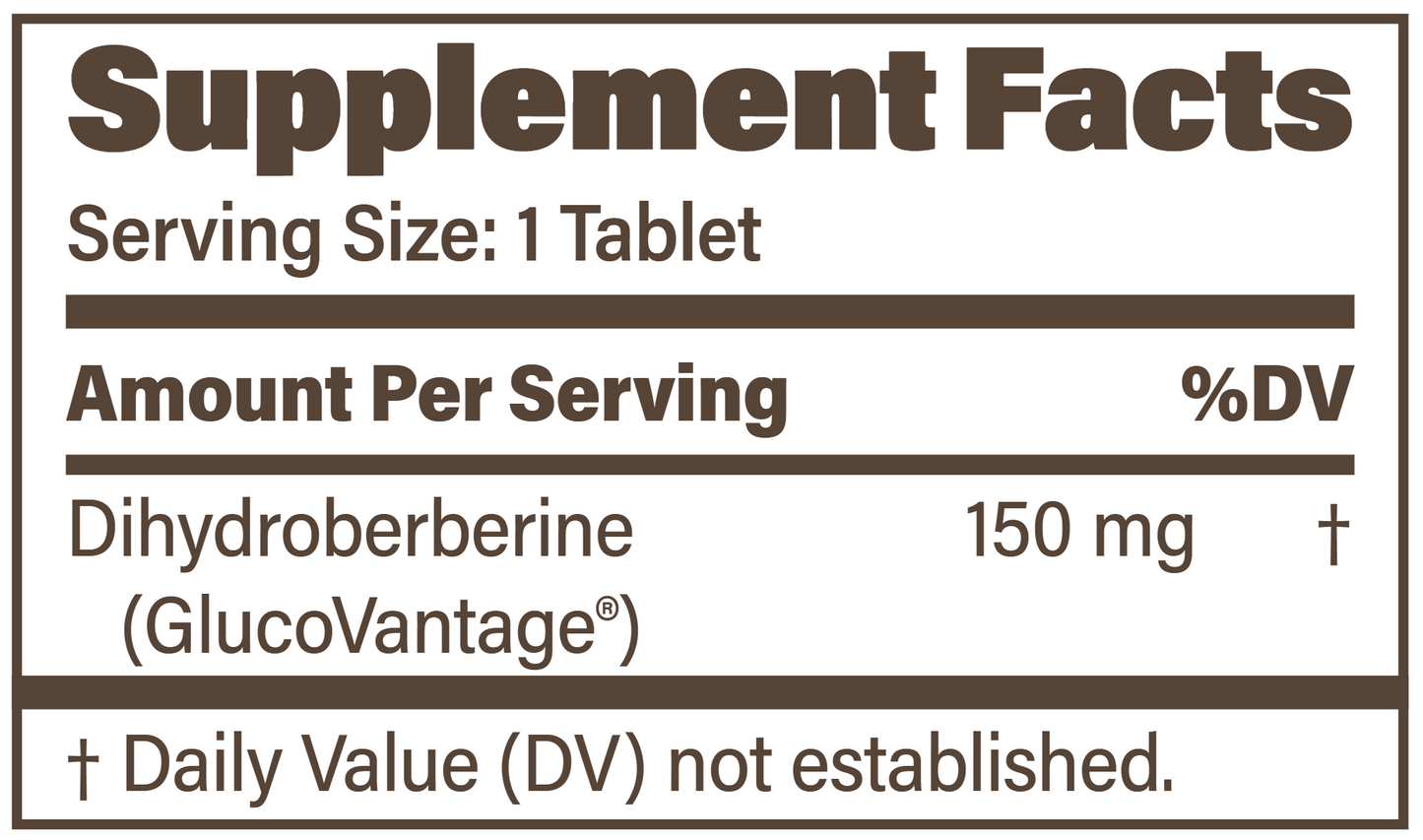 SR Dihydroberberine 150mg 60 tabs