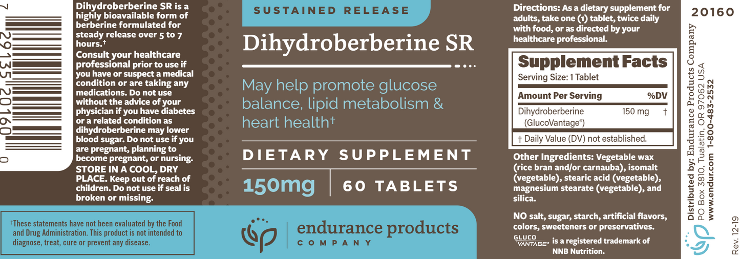 SR Dihydroberberine 150mg 60 tabs