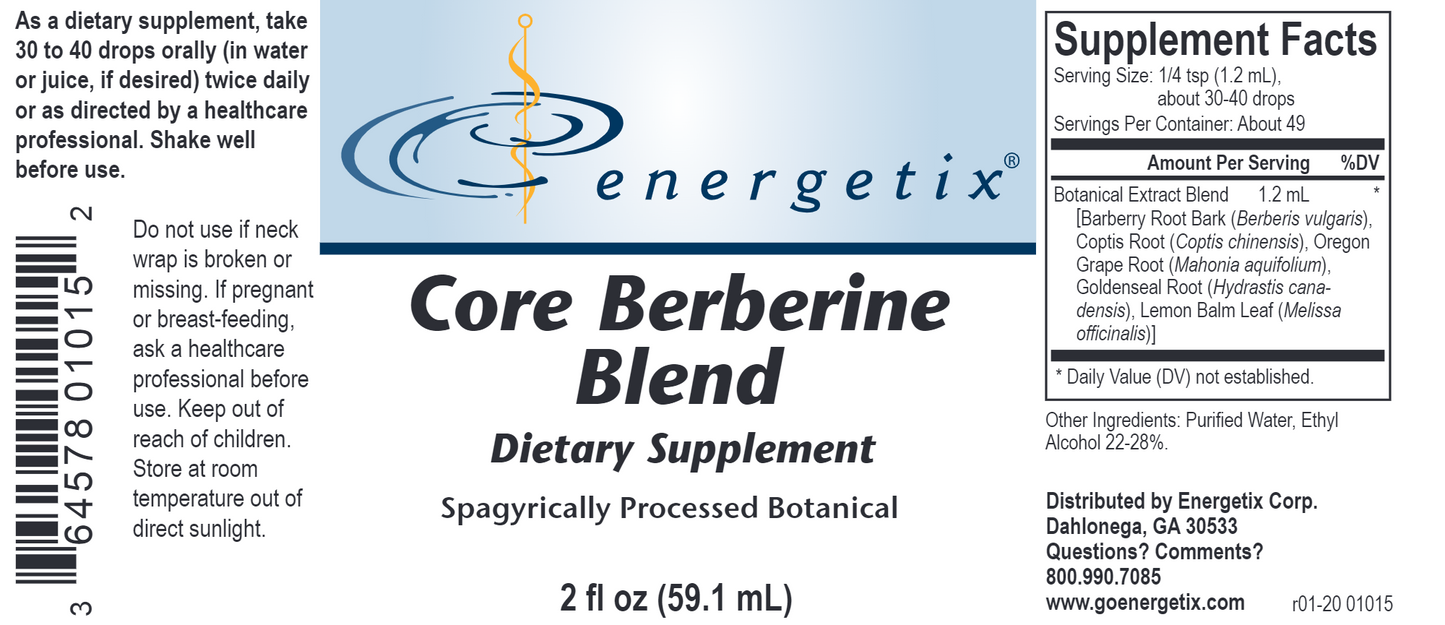 Core Berberine Blend 2 oz