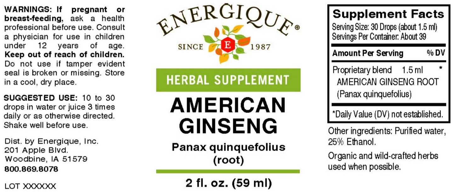 American Ginseng 2 fl oz