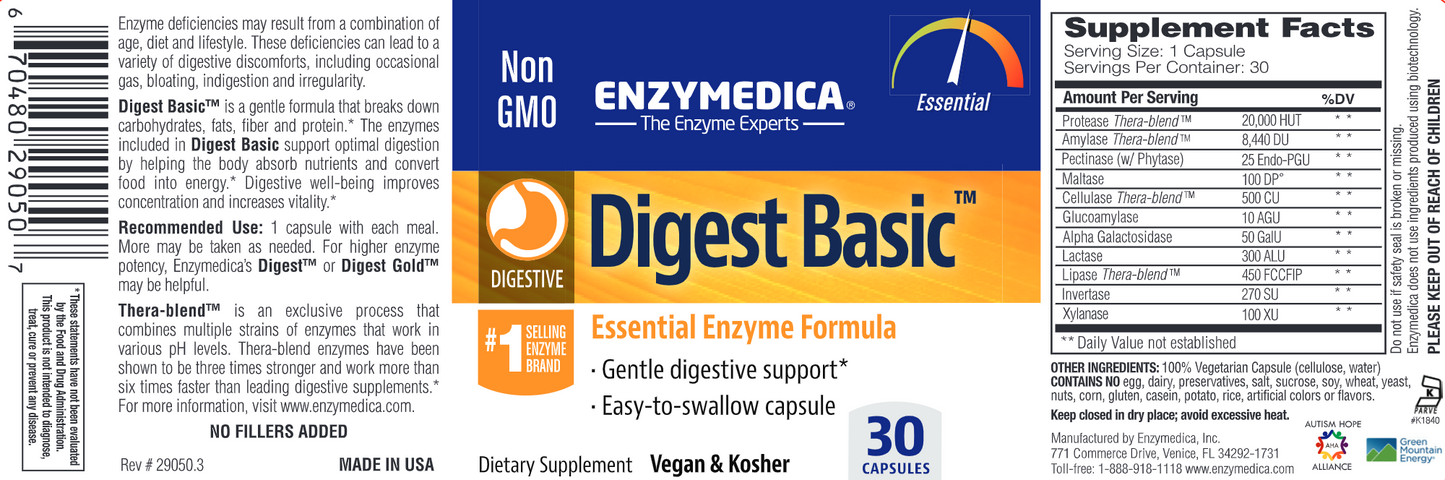 Digest Basic 30 vegcaps