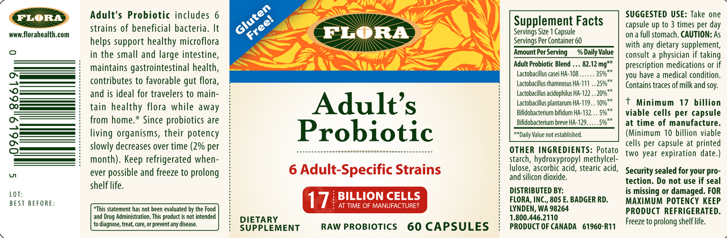 Adult's Blend Probiotic 60 caps