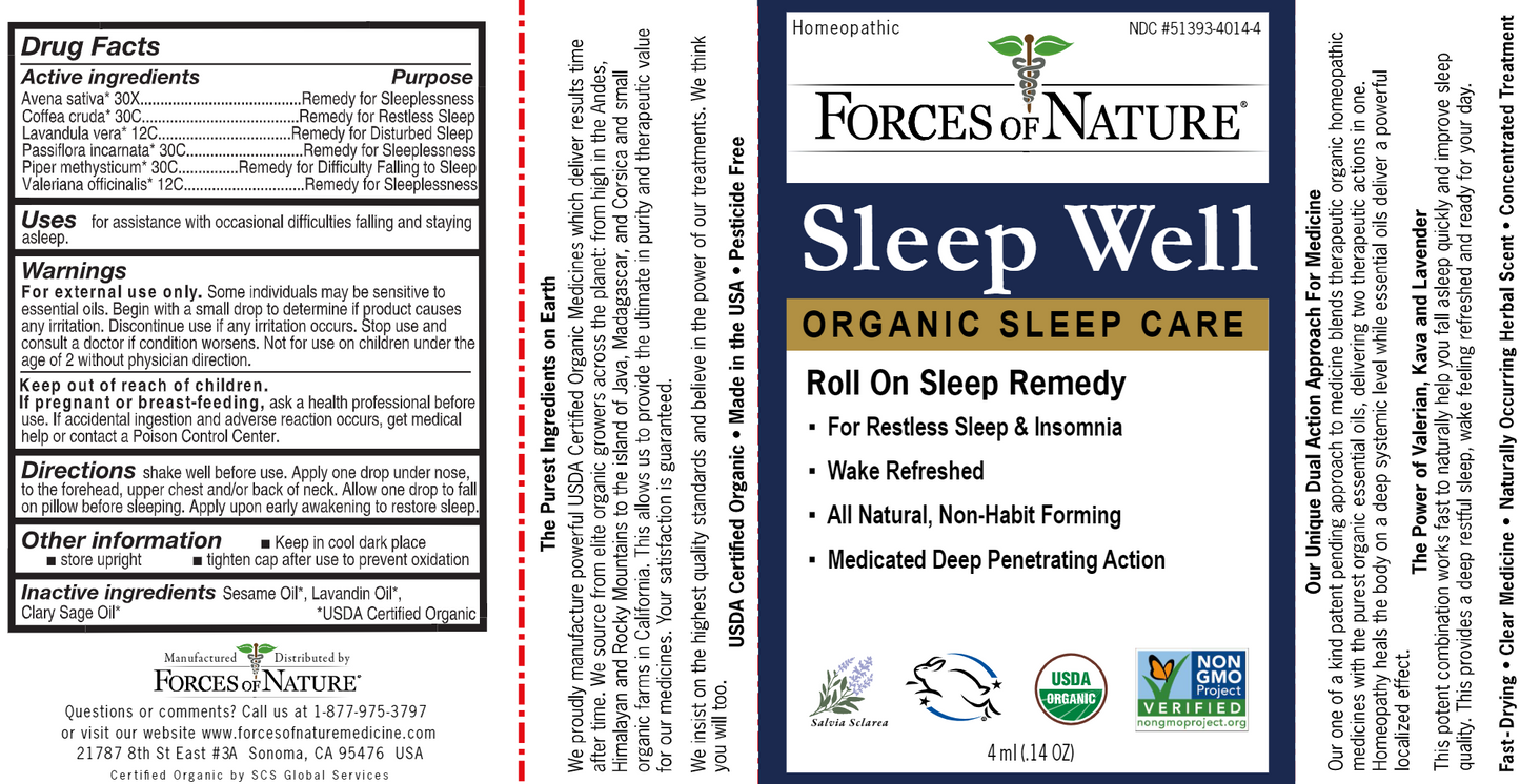 Sleep Well Organic .14 oz