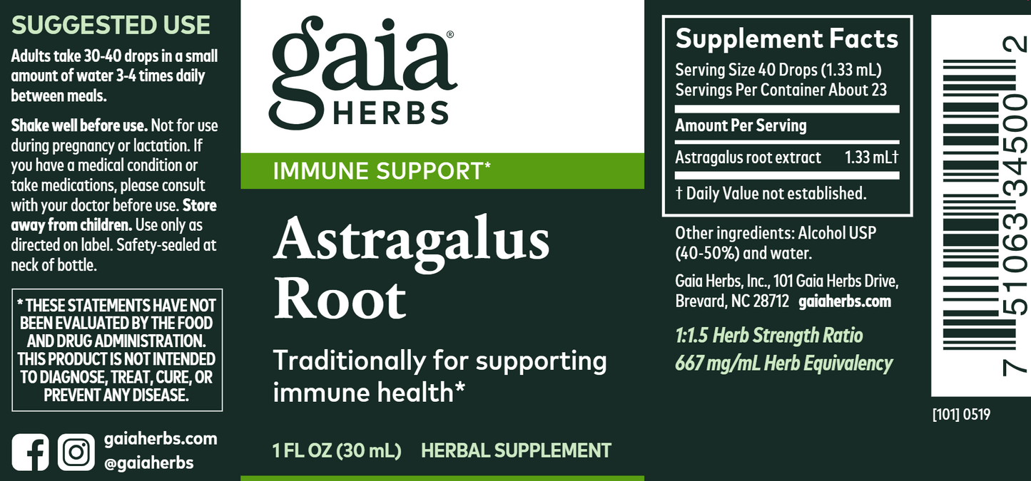 Astragalus Root 1 oz