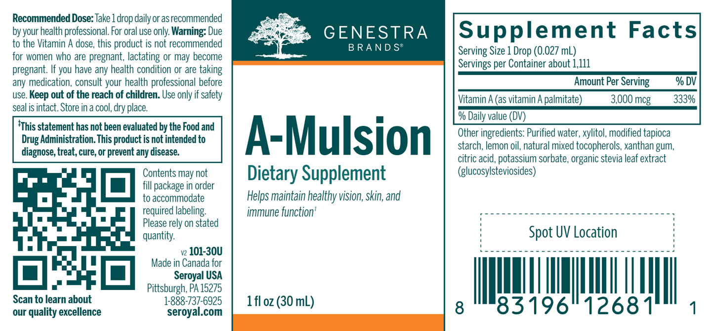 A-Mulsion 3,000 mcg 1 oz