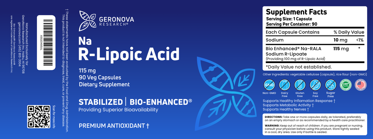 R-Lipoic Acid 90 vegcaps