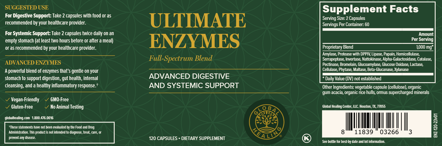 Ultimate Enzymes 120 capsules