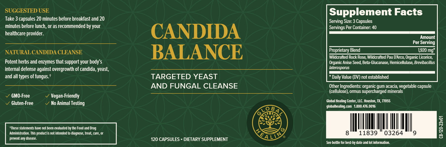 Candida Balance 120 capsules