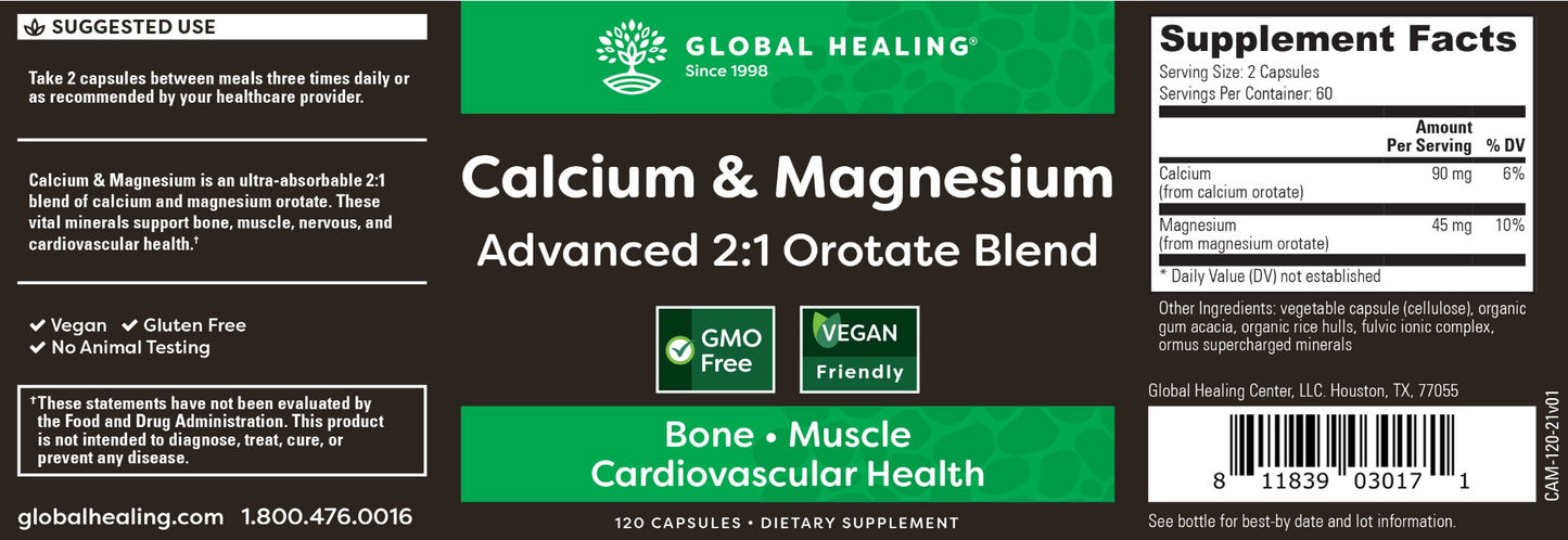 Calcium & Mangesium 120 capsules