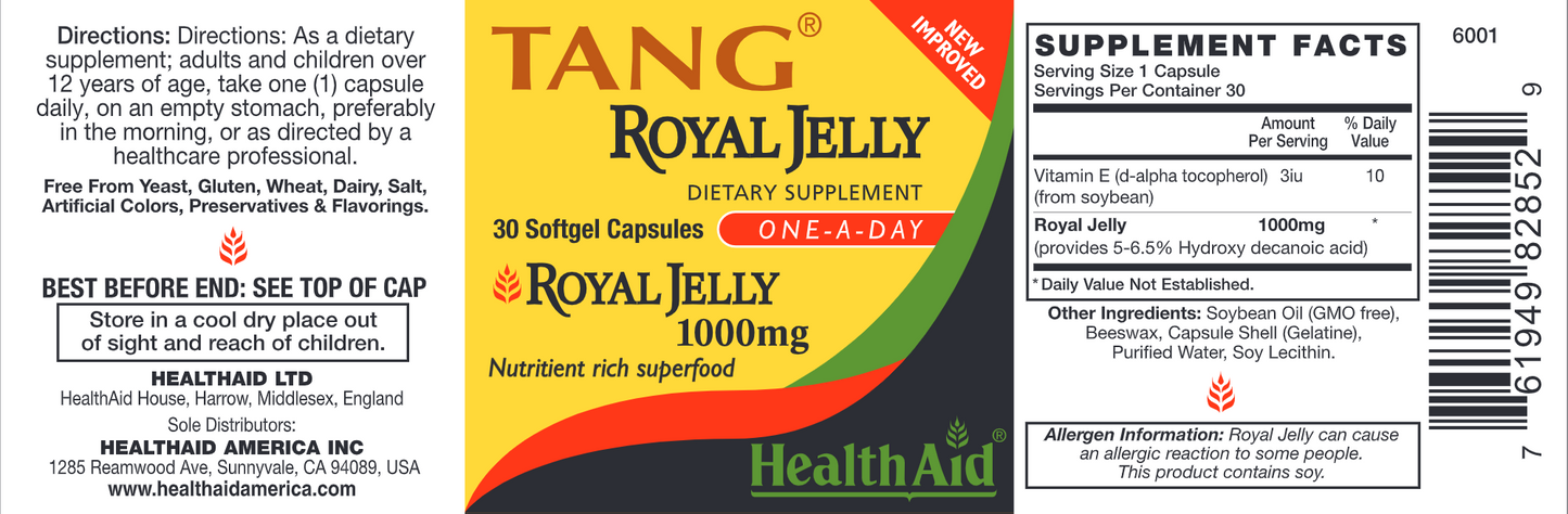 Tang Royal Jelly 1000 mg 30 gels