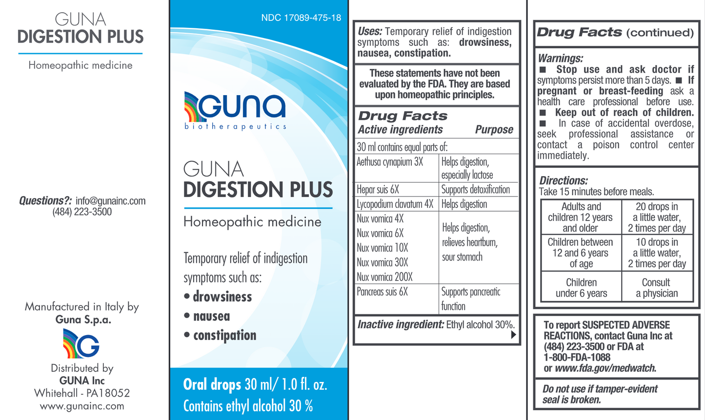 GUNA-Digestion Plus oral drops 1 fl oz