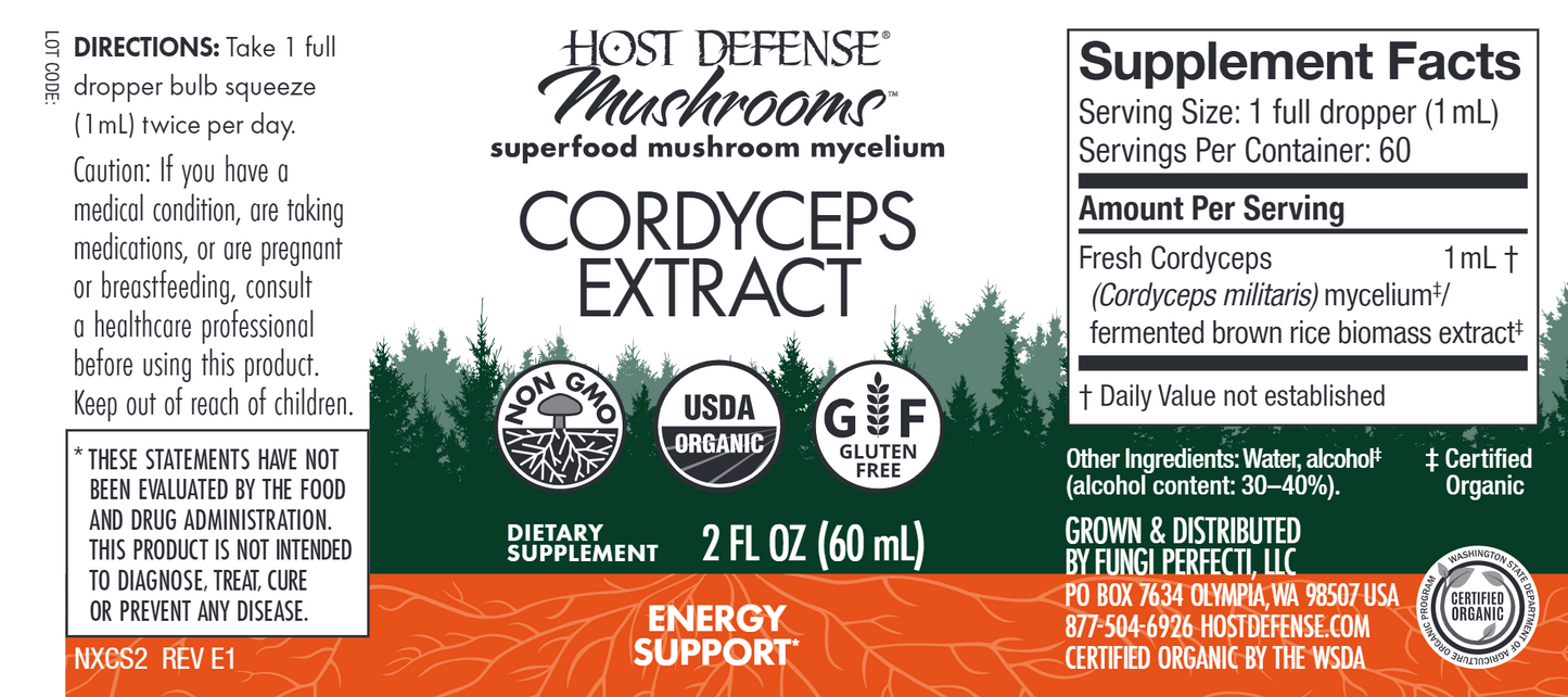 Cordyceps Extract 2 oz