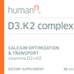 HumanN D3/K2 complex 30 tabs